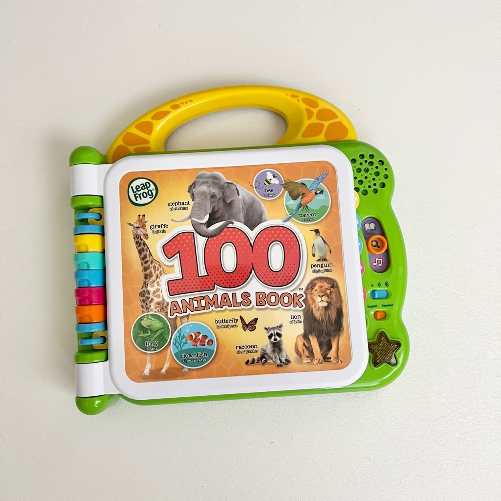 LeapFrog 100 Animals Book Interactive Bilingual Take-Along Word Book